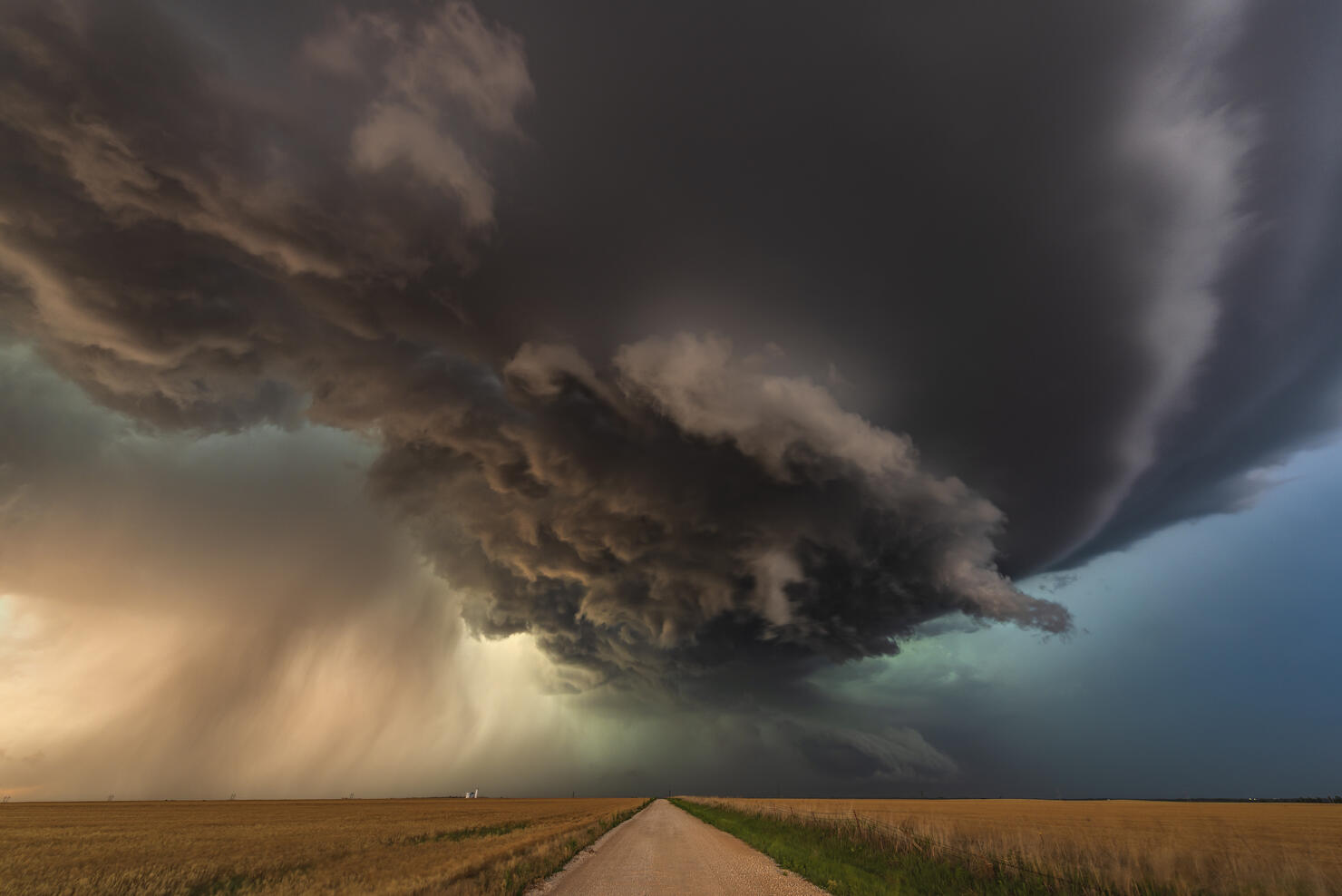 Tornado warned storm pt2, Oklahoma. USA