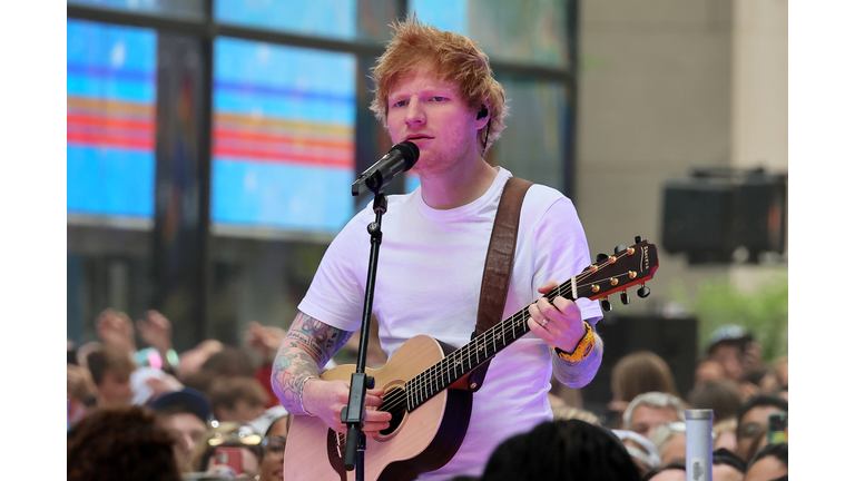 Ed Sheeran Performs On NBC's "Today"