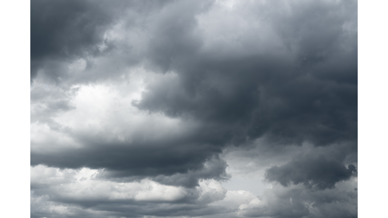 Storm sky, rain.