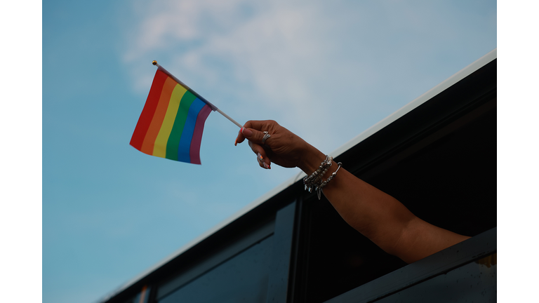 Tens Of Thousands Gather For Pride Parade In Wilton Manors, Florida