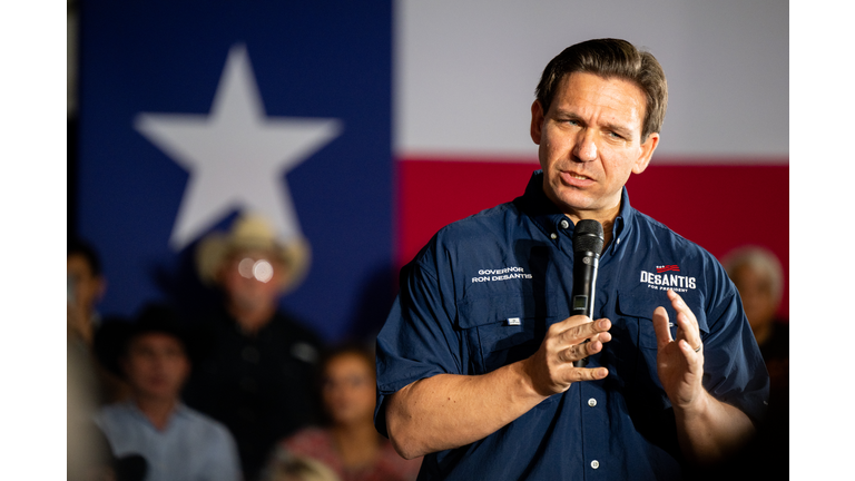 Republican Presidential Candidate Ron DeSantis Meets With Residents Along The Southern U.S. Border