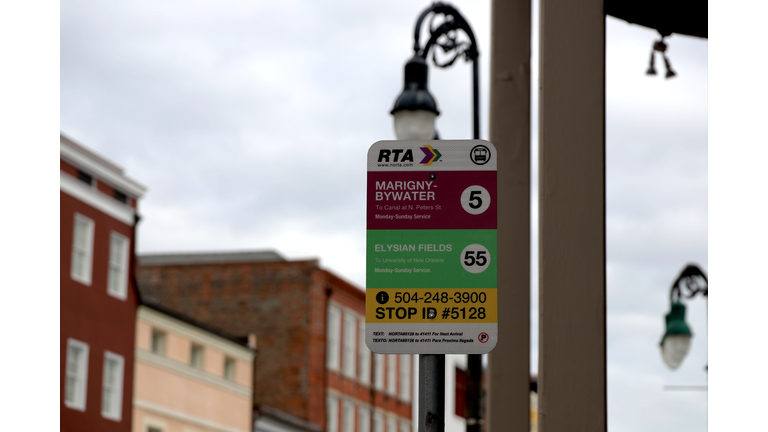 New Orleans RTA Bus Stop