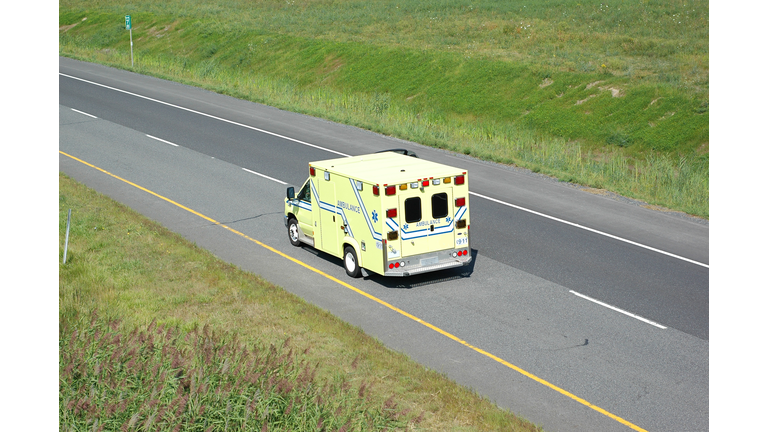 ambulance on highway