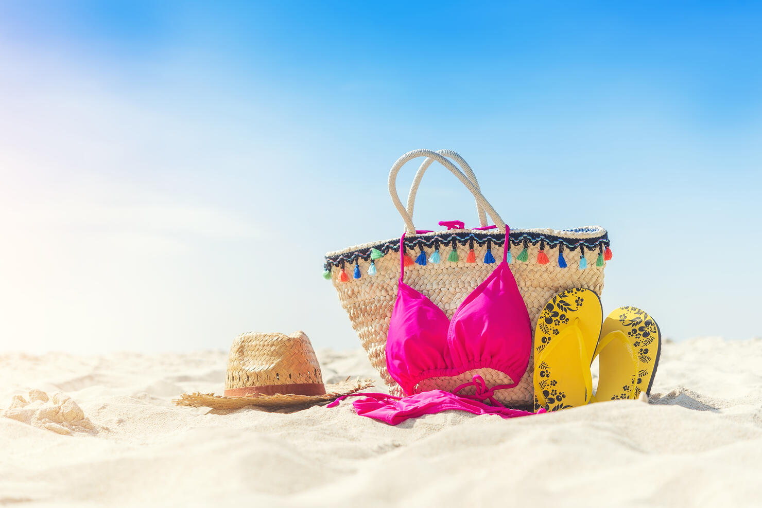 Summer time on the beach.