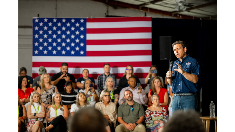 Republican Presidential Candidate Ron DeSantis Meets With Residents Along The Southern U.S. Border