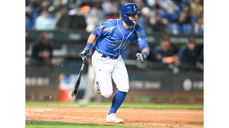 Sal Frelick at the World Baseball Classic Pool A: Netherlands v Italy