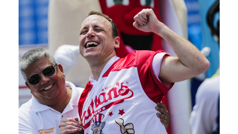 Competitive Eaters Gorge At Annual Nathan's Hot Dog Eating Contest