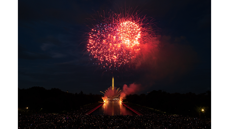 Fourth Of July Fireworks Erupt Over National Mall In Washington, D.C.