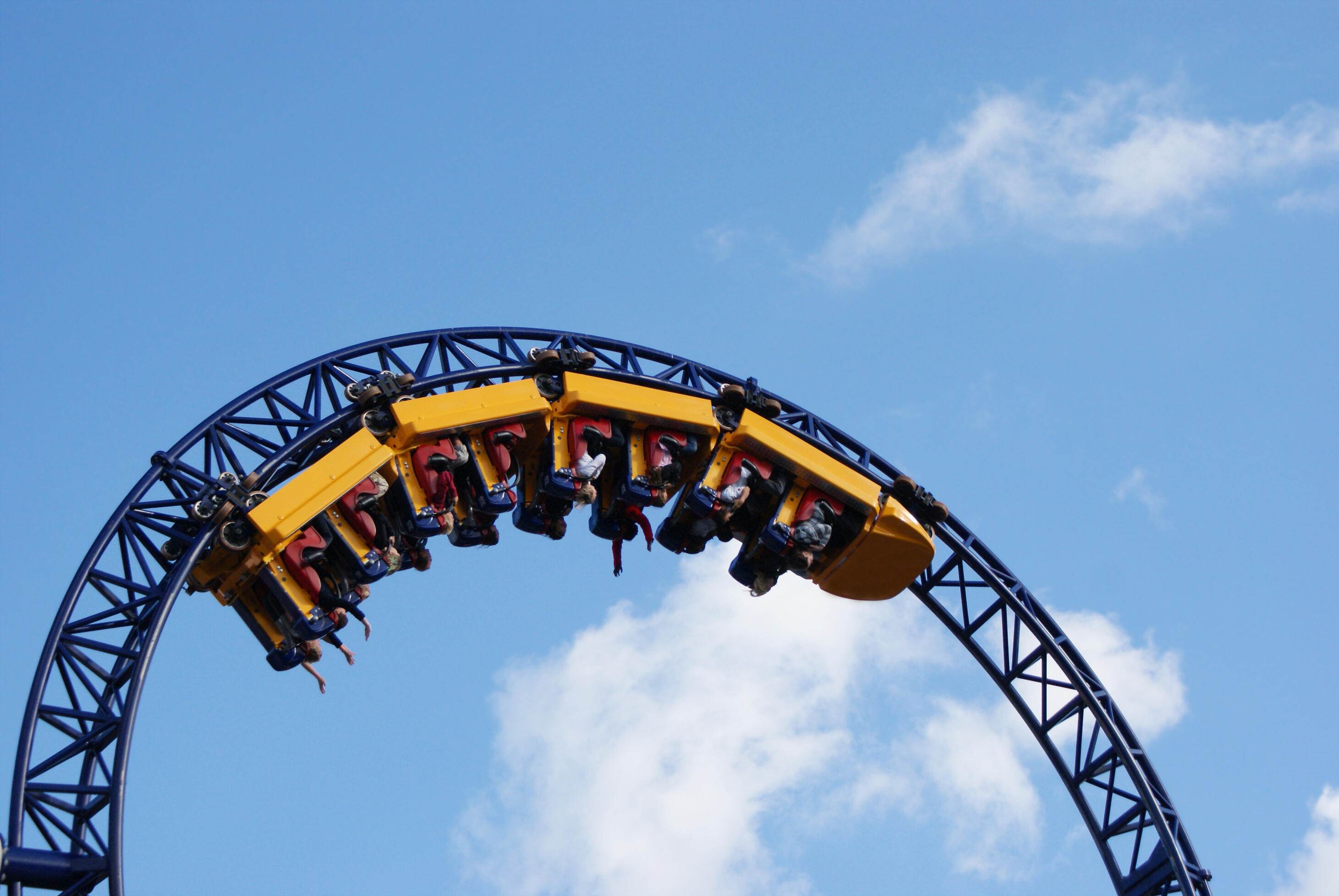 Roller coaster riders in Crandon, Wis., were stuck upside down for