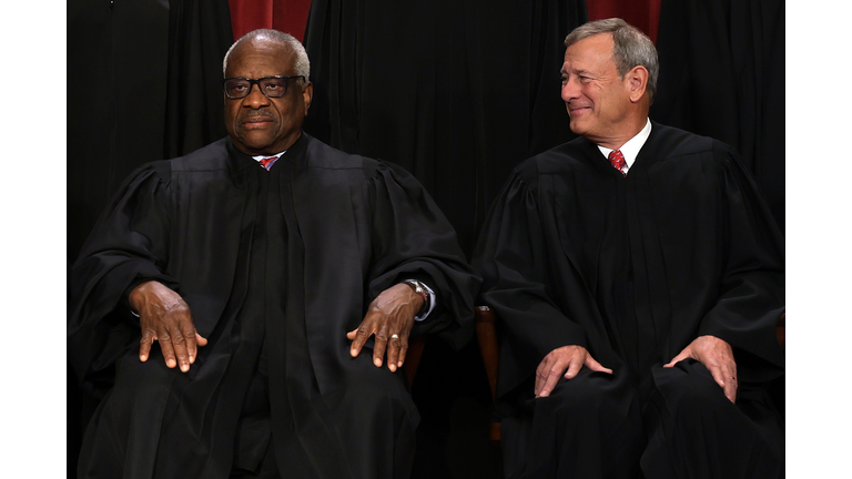 The U.S. Supreme Court Poses For Official Group Photo