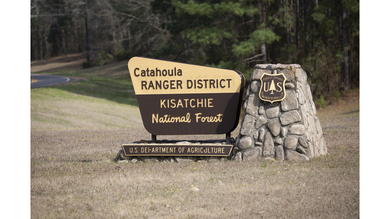 Catahoula Ranger District Sign