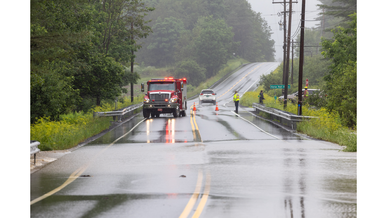 Heavy Rains Cause Catastrophic Flooding In Southern Vermont