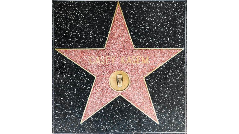 Casey Kasems star on Hollywood Walk of Fame
