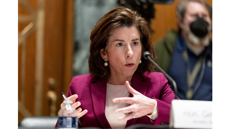 Commerce Secretary Raimondo Testifies Before Senate Committee