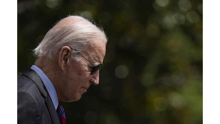 President Biden Departs The White House For Camp David