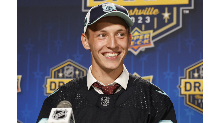 Kraken take forward Eduard Sale with 20th pick in 2023 NHL draft