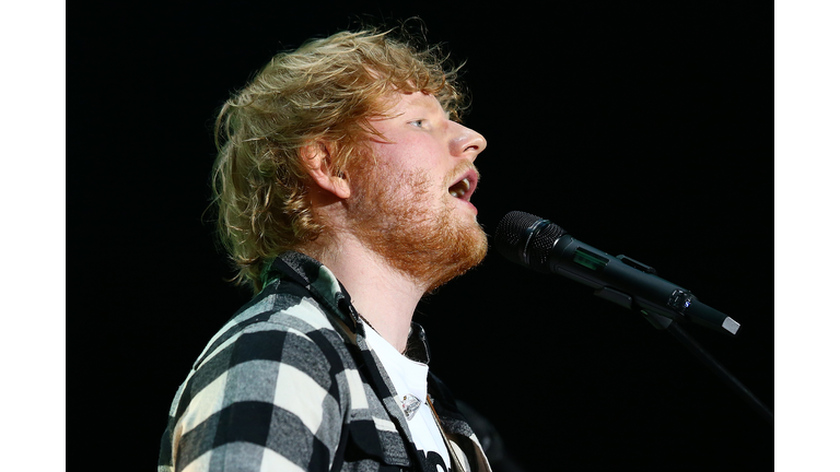 Ed Sheeran Performs In Perth