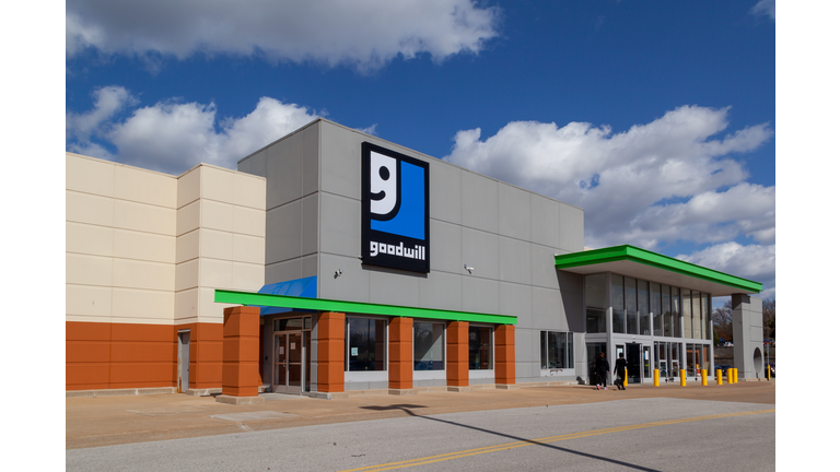 A Goodwill thrift store in St. Louis, Missouri, USA.