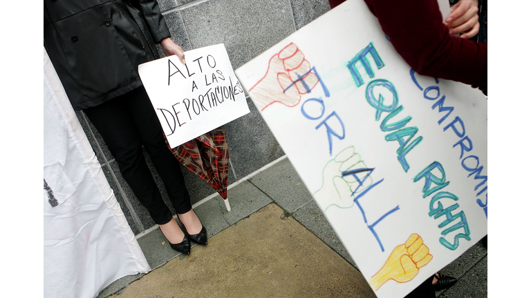 Rally Protests Recent Immigration Raids