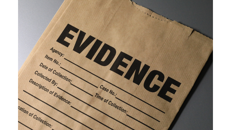 CSI investigators bag for evidence