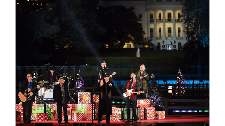 President And Mrs Trump Attend National Christmas Tree Lighting Ceremony