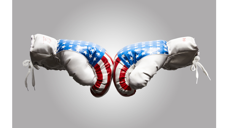 American Flag Boxing Gloves