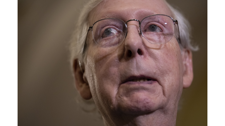 Senators Meet For Their Weekly Policy Luncheons On Capitol Hill