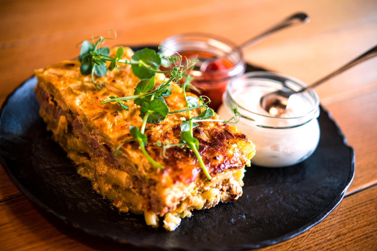 Moussaka with minced meat