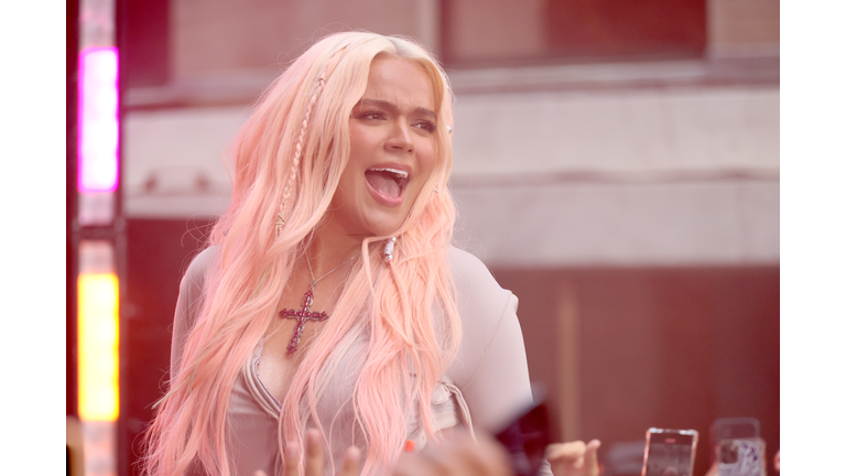 Karol G Performs On NBC's "Today"