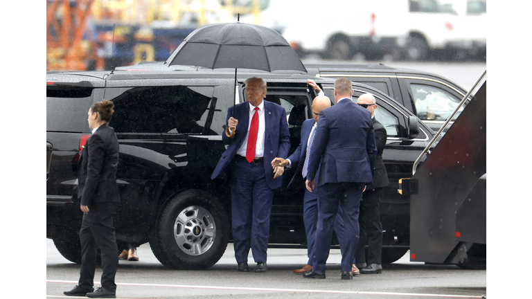 Former President Trump Attends Arraignment In Washington, D.C. Federal Court After His Indictment