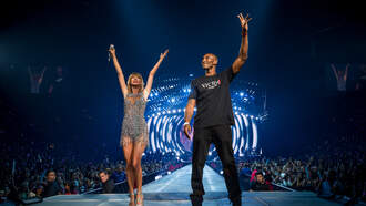 Taylor Swift Gives "22" Hat to Kobe Bryant's Daughter During LA Show