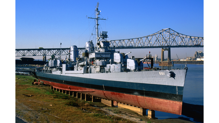 USS Kidd at Waterfront Park.