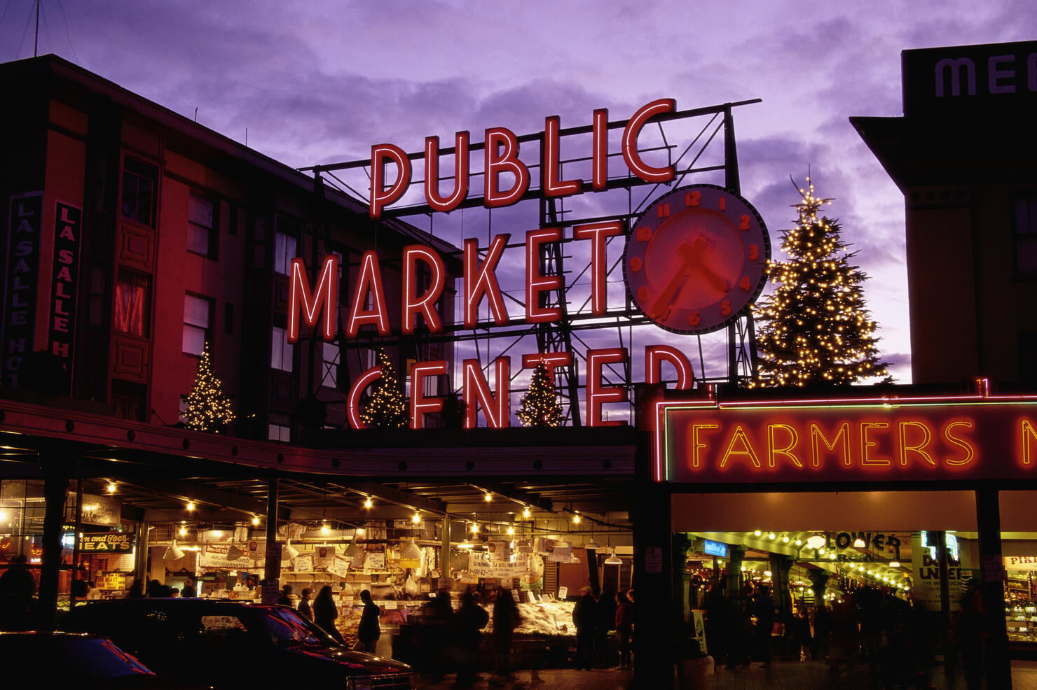 Pike Place Market at Dusk