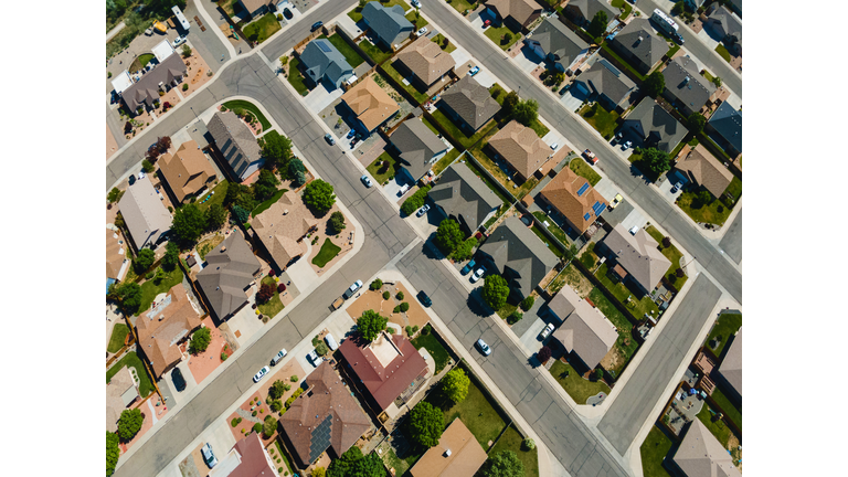 Western Colorado Residential Housing in the US both Single and Multiple Dwellings in Springtime Photo Series