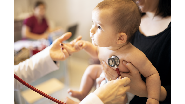 A Baby and her doctor