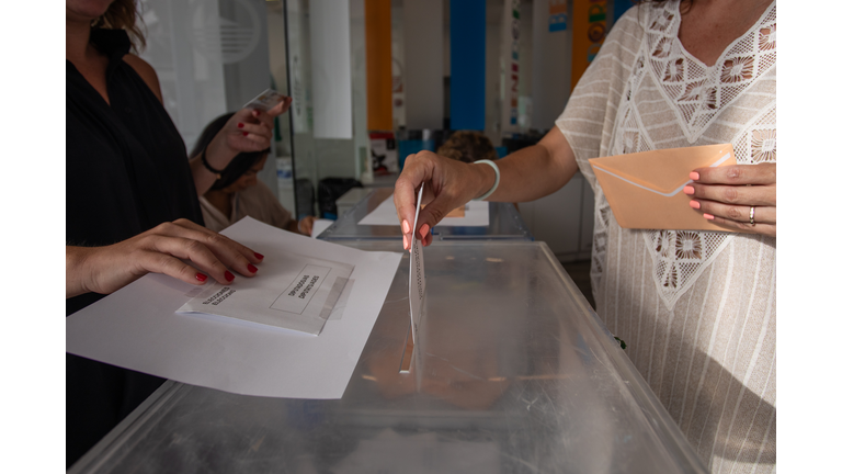 Spain's Voters Head To Polls For The 2023 General Elections