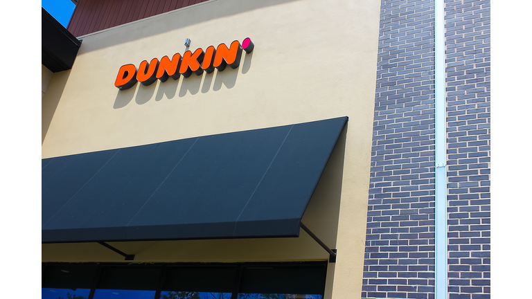 Dunkin donut store in Miami, Florida, USA