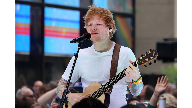 Ed Sheeran Performs On NBC's "Today"