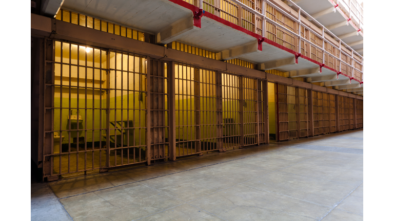 Rows of Prison Cells