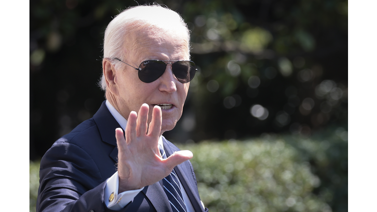 President Biden Departs The White House For Camp David