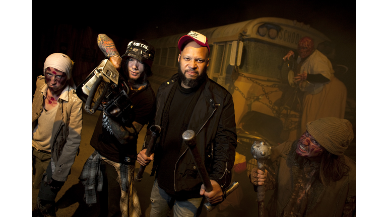 Guns N' Roses Band Members Visit Halloween Horror Nights at Universal Orlando