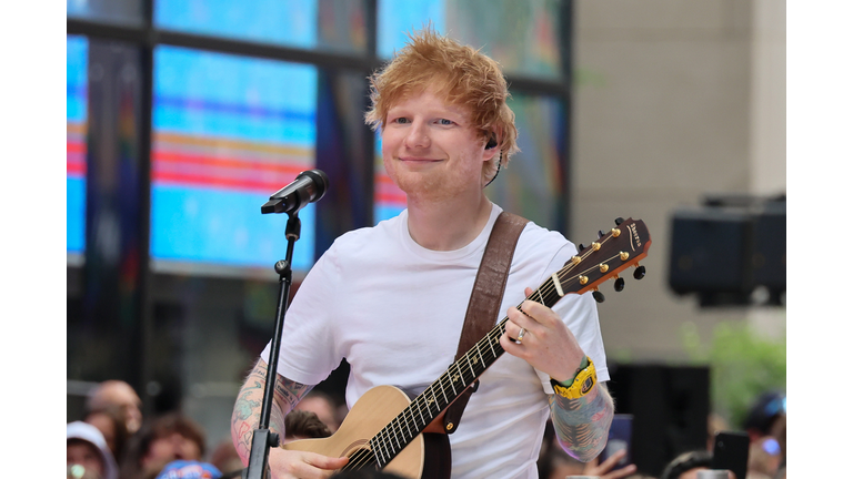 Ed Sheeran Performs On NBC's "Today"