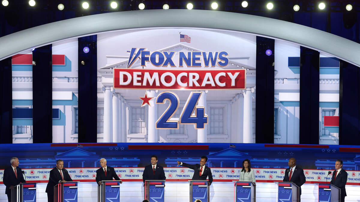 Republican Presidential Candidates Face Off In First Debate | Armstrong ...