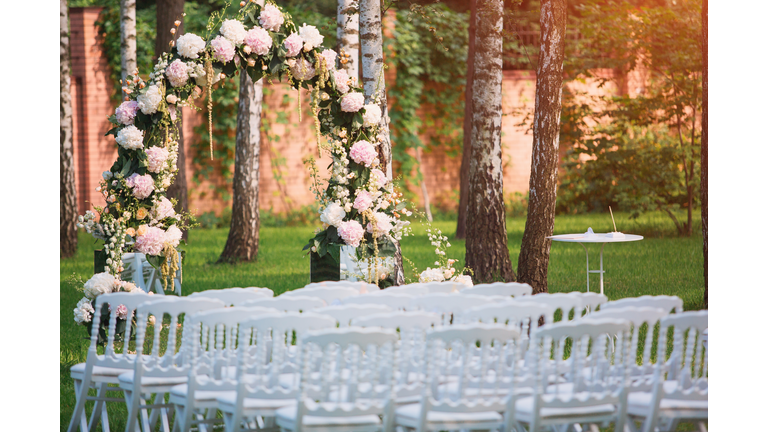 Wedding ceremony decoration