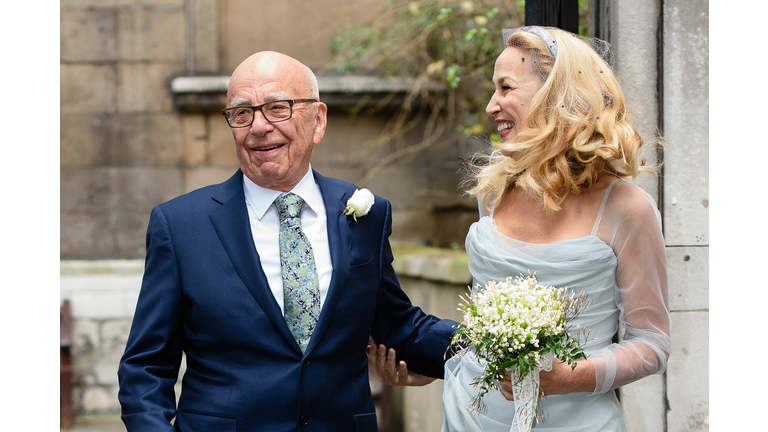 BRITAIN-AUSTRALIA-US-MEDIA-MARRIAGE-MURDOCH-HALL