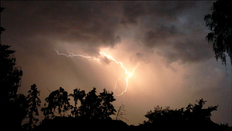 Lightnings in the night