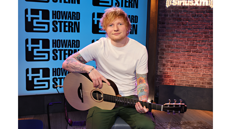 Ed Sheeran Visits SiriusXM's 'The Howard Stern Show'