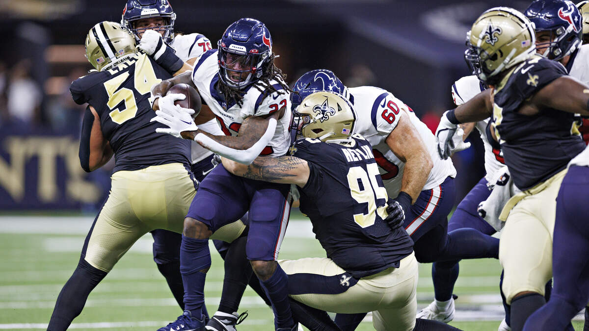 Stroud has scoring pass as Texans beat Saints 17-13