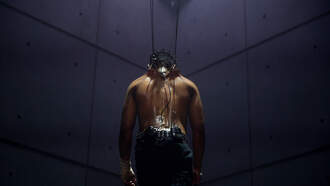 Miguel Performs With Body Suspension During His Listening Party