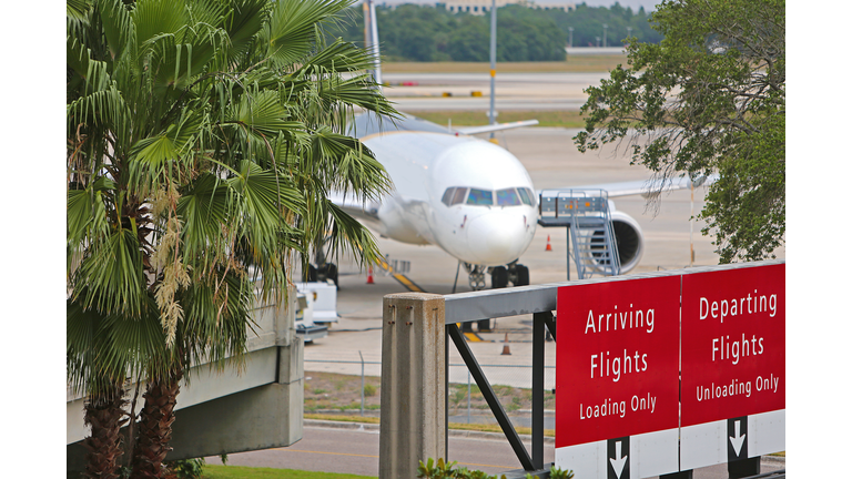Tampa International Airport Airplane Arrival
